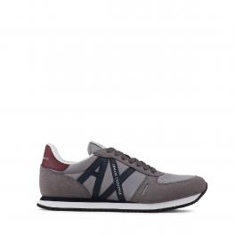 Armani Exchange Sneakers in mesh con inserti in suede - 1
