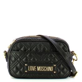 Love Moschino Camera Bag Shiny Quilted Nero - 1