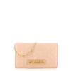 Love Moschino Clutch Shiny Quilted Nude - 1